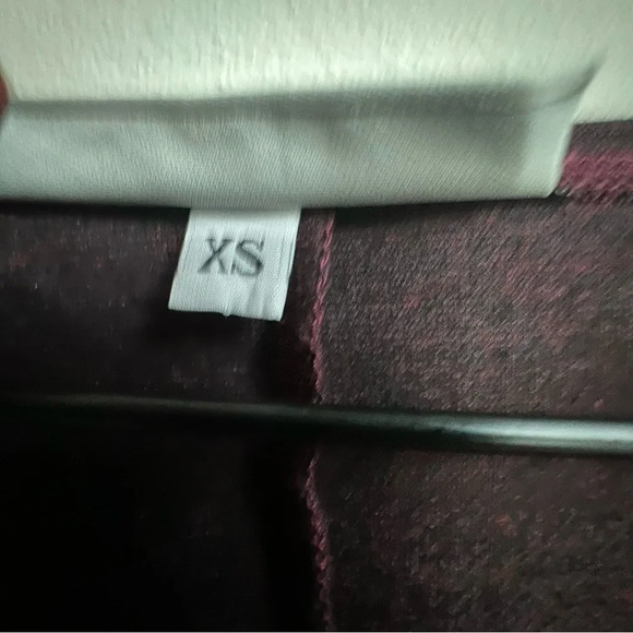 Bryn Walker Taylor Ponte Knit V Neck Oversized Maxi Dress Midi Port Womens XS - Picture 6 of 11